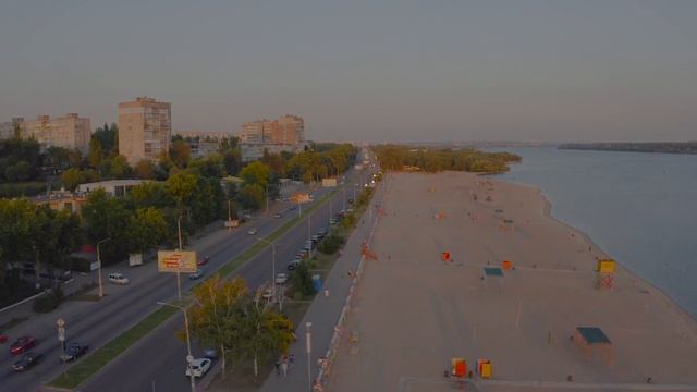 Запорожье. Набережная с высоты птичьего полёта. [DJI Mavic 2 Pro] смотреть онлайн