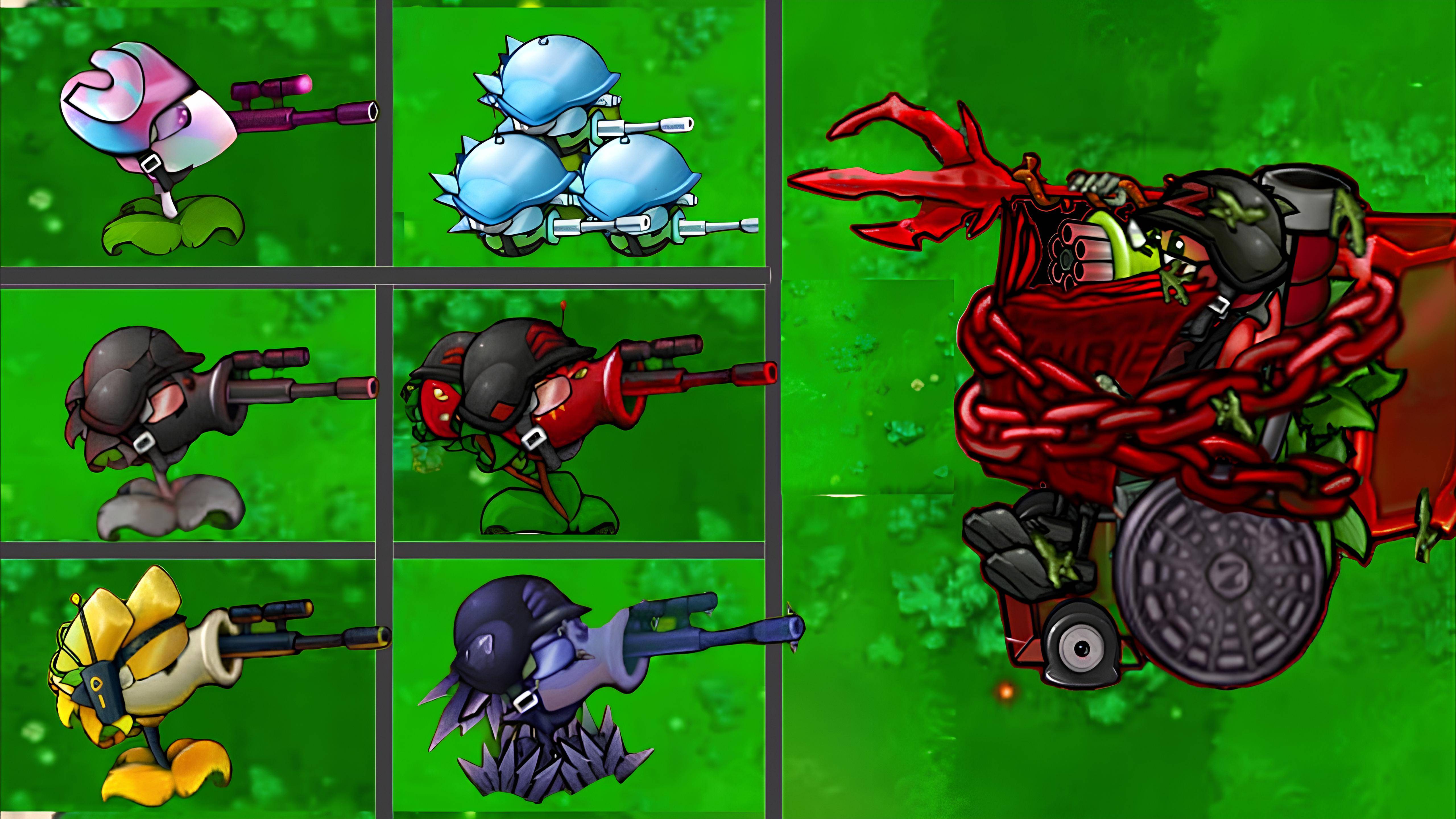 PVZ Fusion 2.4: Новые гибридные растения против случайных зомби – Кто победит? смотреть онлайн