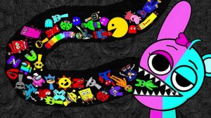 Спрунки Скай и Пинки 2 в 1 съедают популярных персонажей