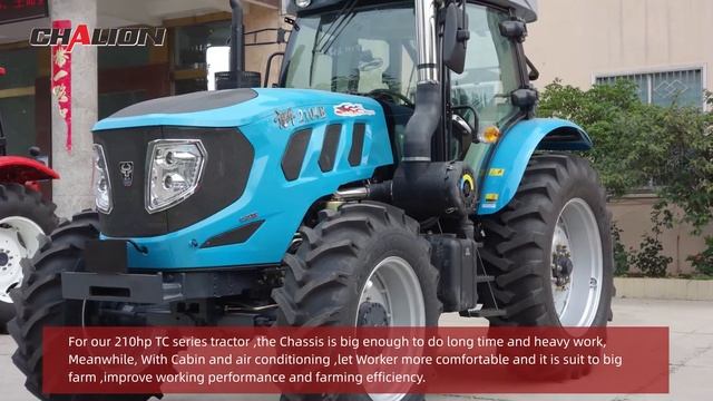 Big chassic QLN2104Bhp farm tractor смотреть онлайн