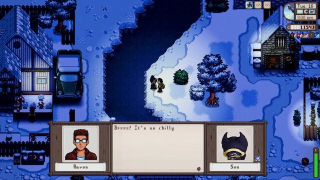 Modded Stardew Valley- Cinematic Reshade (for VPR) Showcase- Winter Night смотреть онлайн