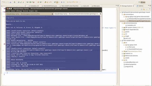 uGASP tutorial: invoking a method on the game logic side and on the client side. смотреть онлайн