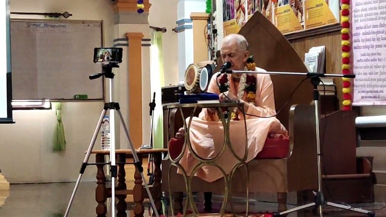 Утренняя лекция на день явления Шрилы Прабхупады - ШБ 1.1.22 - 08.09. 2023 - Пенанг, Малайзия