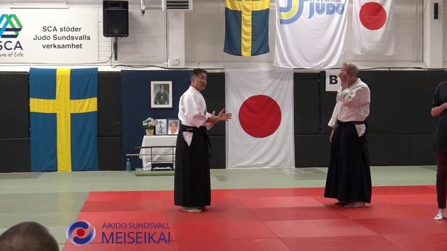 17 Aikido Ryotedori Shihonage, Shishiya Sensei Sundsvall 2016