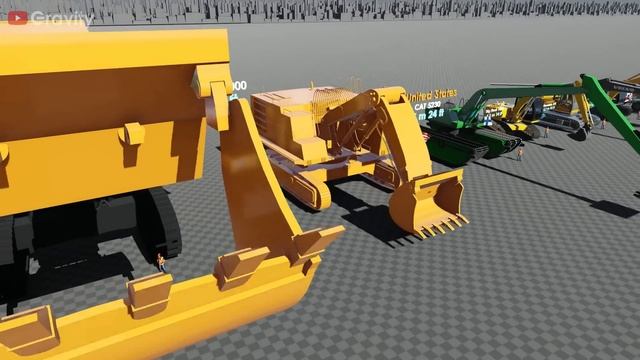 Excavator Size Comparison смотреть онлайн