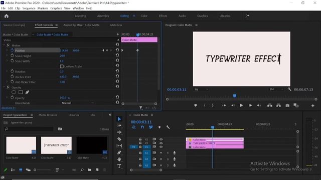 EASIEST Typewriter Effect In Adobe Premiere Pro CC 2023 (FULL Tutorial) смотреть онлайн