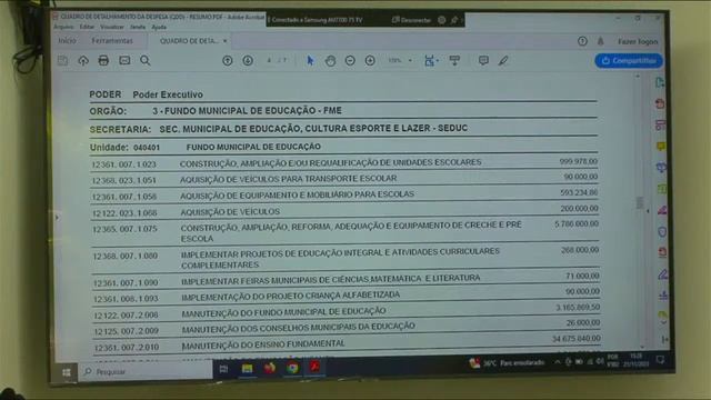 Audiência Publica LOA 2024 - Câmara de Vereadores de Valente/BA - 21/11/2023 смотреть онлайн