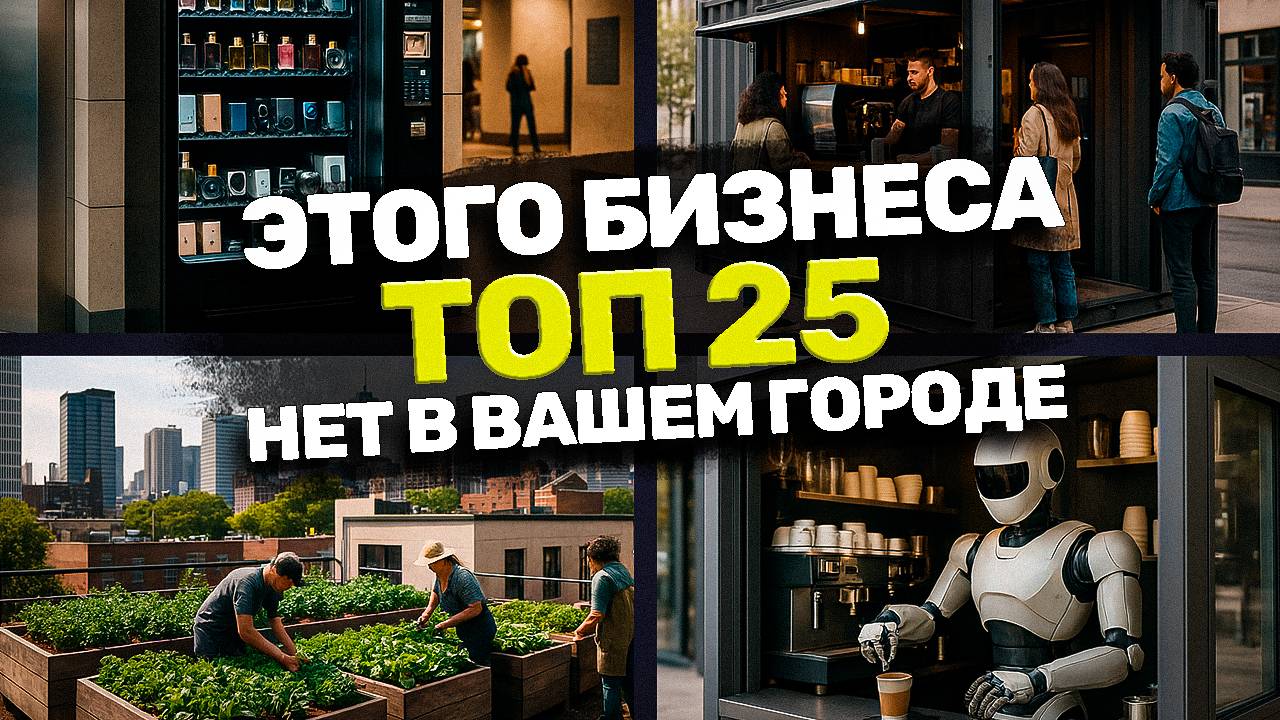 Новые Бизнес Идеи 2025! Топ-25 ГЕНИАЛЬНЫХ идей для бизнеса со всего мира! смотреть онлайн