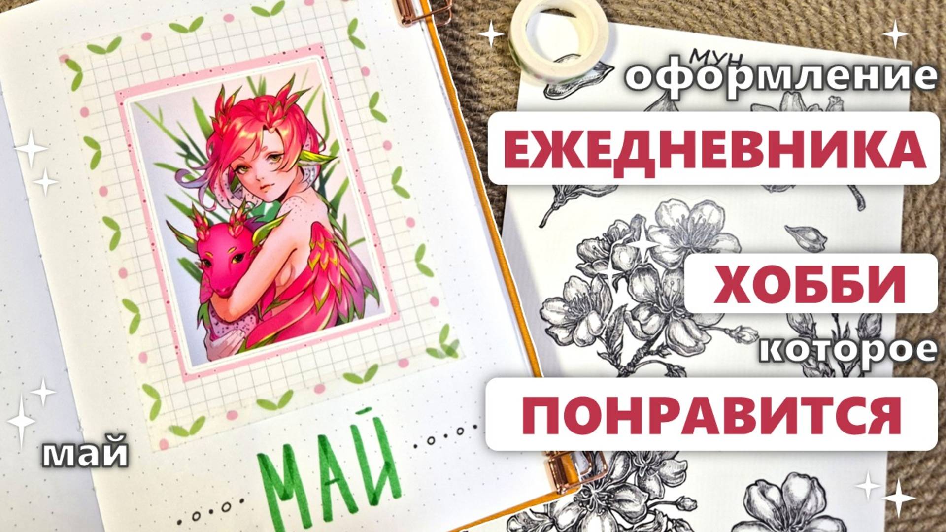 оформляю ежедневник на 🌺 МАЙ 2025 🌺