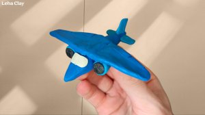 Как слепить Самолет из пластилина / Самолет из пластилина / как сделать поэтапно Самолет
