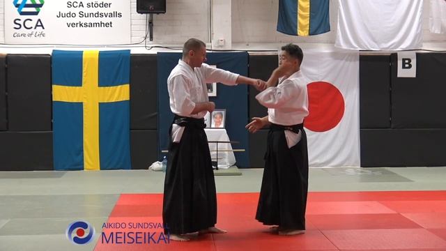 3 Aikido Ai Hanmi Kokyonage, Shishiya Sensei Sundsvall 2016