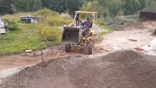 Мини погрузчик своими руками. смотреть онлайн