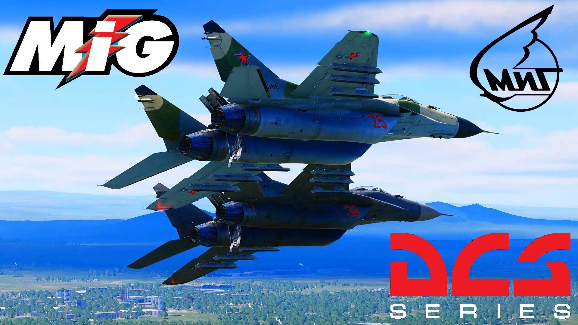 DCSWorld. Полёт на МиГ29. Flight On MiG 29.