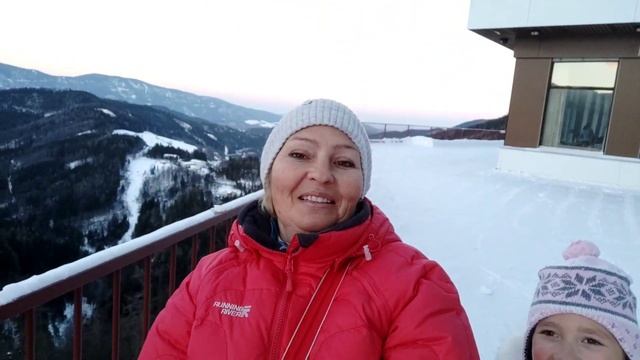 #Австрийские_каникулы зимой. #Спортотель #Земмеринг #Сауна_со_снегом. смотреть онлайн