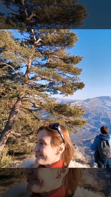 Гунибское плато. Панорама внутригорного Дагестана, вершин Восточного Кавказа.