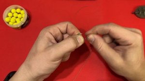 Как связать самый простой КАРПОВЫЙ волосяной поводок БЕЗ КЕМБРИКА \ ВОЛОСЯНАЯ ОСНАСТКА