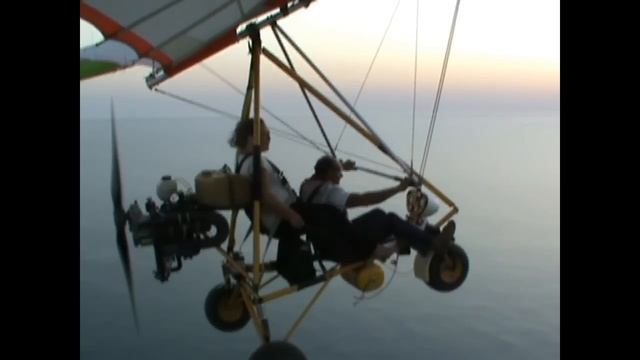 Анапа полет Марии на дельтаплане в ст.Благовещенская