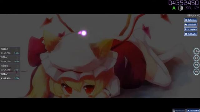 osu!: Nanahira - Frightfully-insane Flan-chan's frightful song [Insane 230bpm] 1 miss 1 sb смотреть онлайн