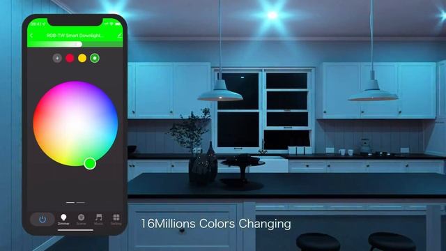 ZAGO LED 5-6" Smart WiFi Downlight Retrofit Kit RGB Can Light Smart Recessed Lighting Alexa Google смотреть онлайн