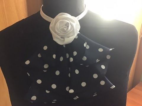 Нарядное жабо для школы и не только.. смотреть онлайн