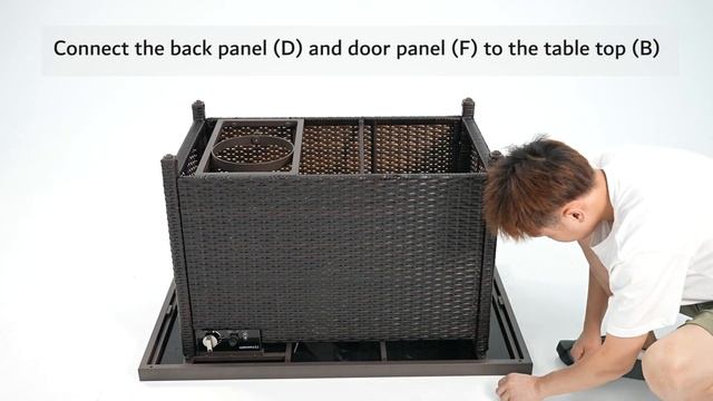 [Assembly Tutorial] Pamapic Propane Fire Pit Table | Step-by-Step Setup Guide смотреть онлайн
