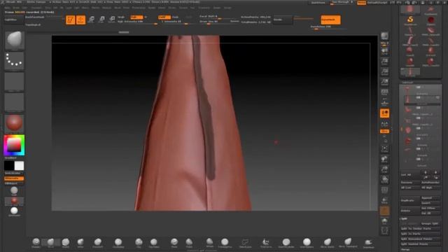 Kirito Zbrush Speed Sculpt Versión rápida смотреть онлайн