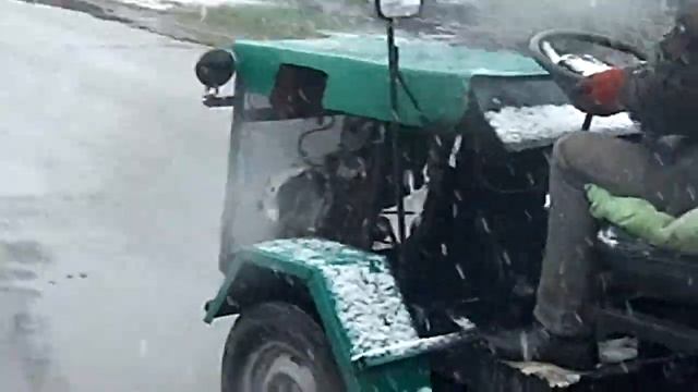 самодельный минитрактор 4х4.