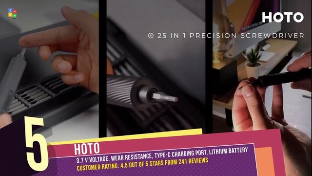 Top 10: Best Cordless Mini Screwdrivers of 2022 / Electric Power Screwdriver, Repair Tool смотреть онлайн