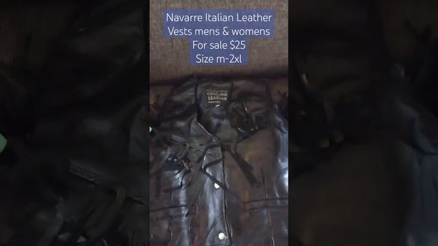 leather vests for sale $25 each m-2xl nwt смотреть онлайн