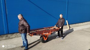 Тележка спасательная "ВАНЁК" моноколесо с носилками.