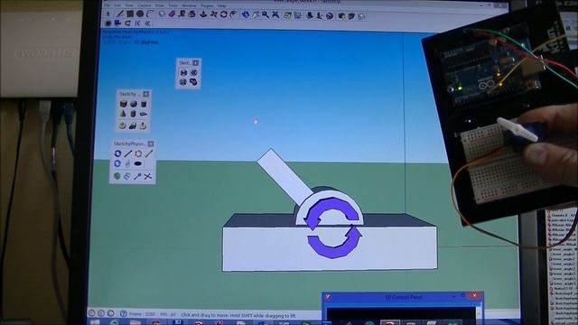 DomoticX voorbeelden - SketchUp 8 + SketchyPhysics + Serieel Arduino смотреть онлайн