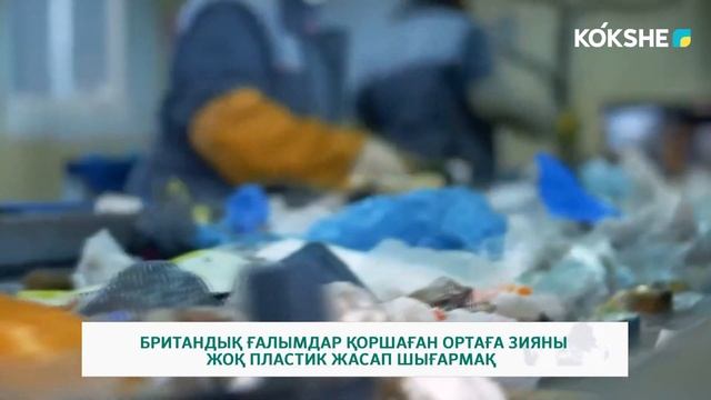 БРИТАНДЫҚ ҒАЛЫМДАР ҚОРШАҒАН ОРТАҒА ЗИЯНЫ ЖОҚ ПЛАСТИК ЖАСАП ШЫҒАРМАҚ