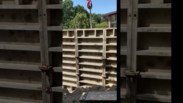 Строим дом на горе. Перепад грунта 4 метра. Заливка бетона. Краснодар. Горячий Ключ. смотреть онлайн