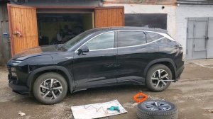 94) Jetour Dashing (Джетур Дашинг). Пробег 14048 км. Смена зимнего комплекта колес на летний.