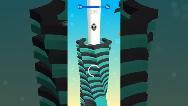 Играю в Stack Ball хорошая игра смотреть онлайн