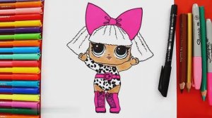 Как нарисовать девочку Лол
