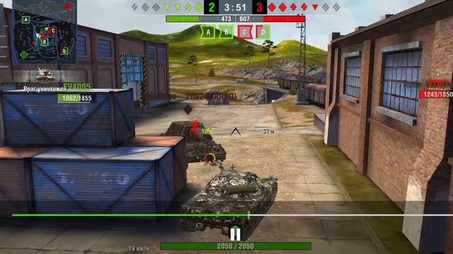 #wotblitz, маневры решают. сделал все правильно.
