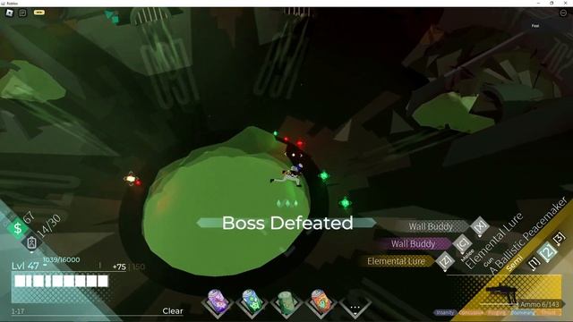 Roblox Neon Knights The Shallows getting on top of the boss (The Chimera)