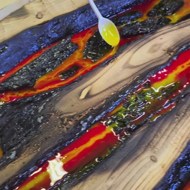 Стол лава купить в Новосибирске из эпоксидной смолы и карагача смотреть онлайн