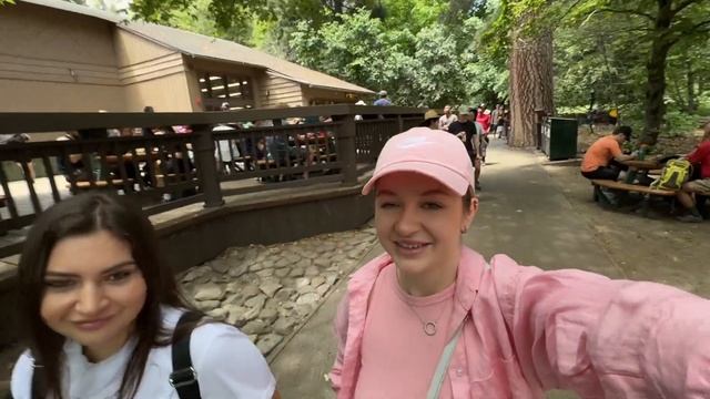 ВОДОПАДЫ. ПОДНЯЛИСЬ НА 1500м. КЕМПИНГ. Yosemite  Park. ПУТЕШЕСТВИЯ. МЕДВЕДИ