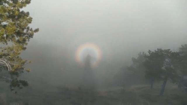 Иринджан Куулгазын.Круглая Радуга на горе Ай-Петри.