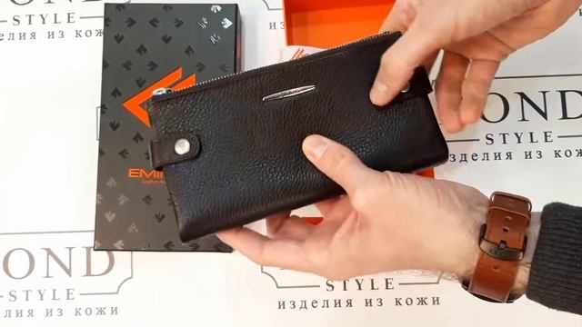 Крутой | Универсальный | Кожаный | Бумажник EMINSA 2117 18-3 коричневый