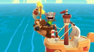 Мой Говорящий Том в мире пиратов Talking Tom Time Rush | Мультик бегалки для детей