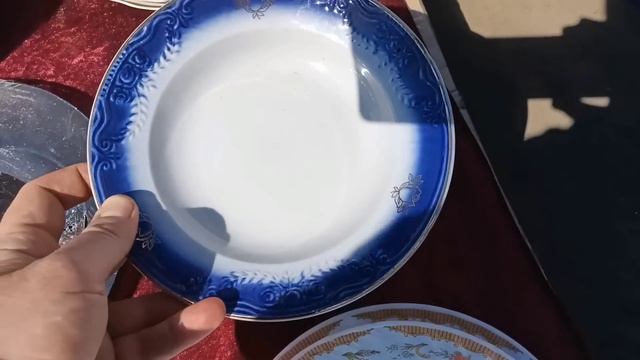 Вінтажні знахідки посуду на Дарницькій барахолці. Київ 12.05.2023. Баранівка, Буди. смотреть онлайн