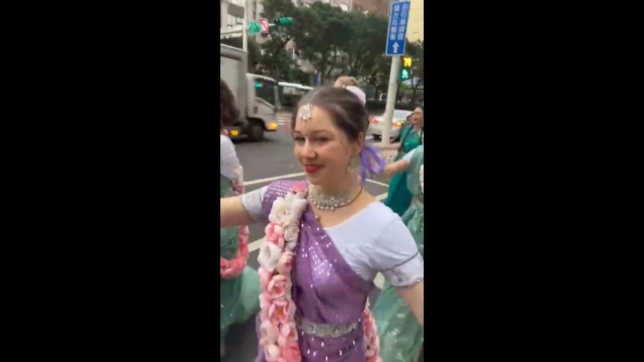 23.11.2024 - Харинама с ЕС БВВ Нарасимхой Махараджем  в Тайбэе, Тайвань