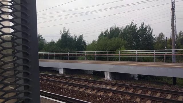 ЭП20-017 с фирменным поездом "Стриж" на О.п 435 км смотреть онлайн