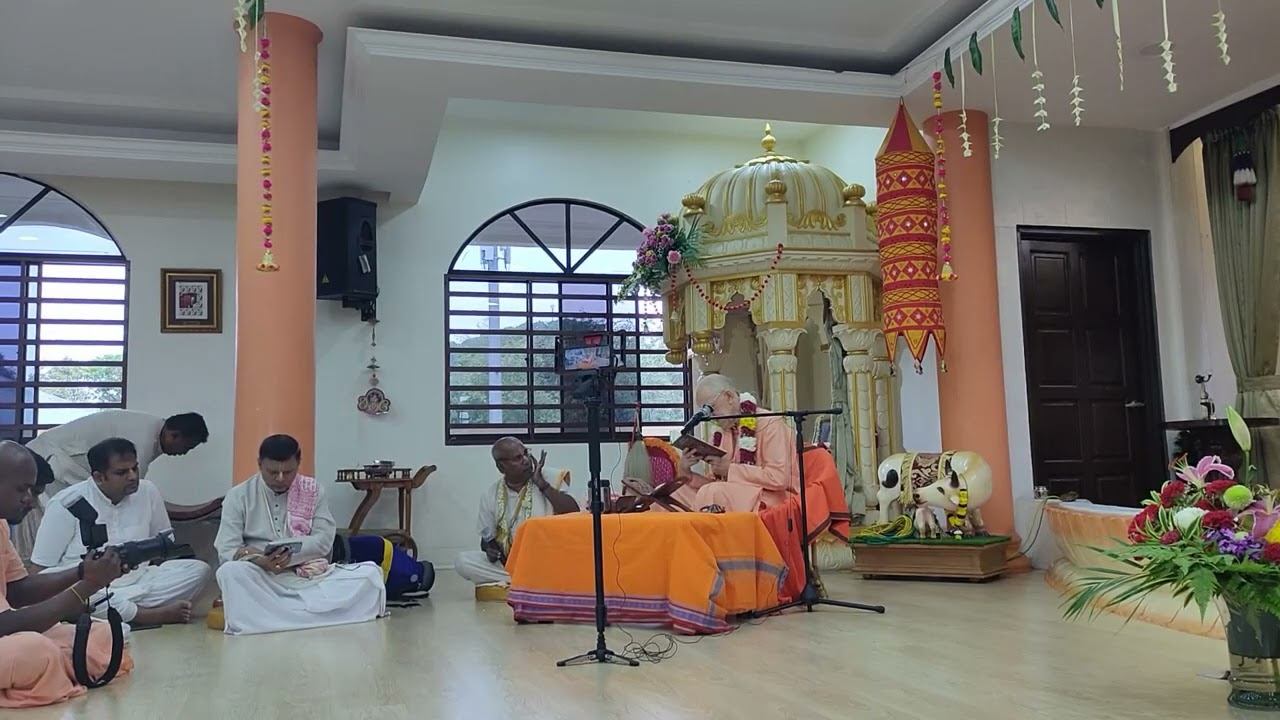 Kirtan & Shrimad Bhagavatam Class, SB  2.3.23   Melaka, 26 01 2023