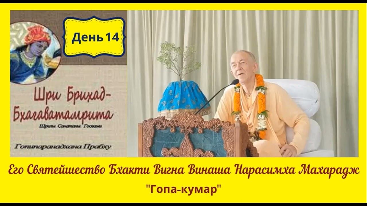 День 14 - 26.05.2020 - Брихад-Бхагаватамрита - ЕС БВВ Нарасимха Махарадж (англ-рус)