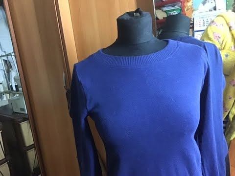 Кроп-топ из старого свитера. смотреть онлайн