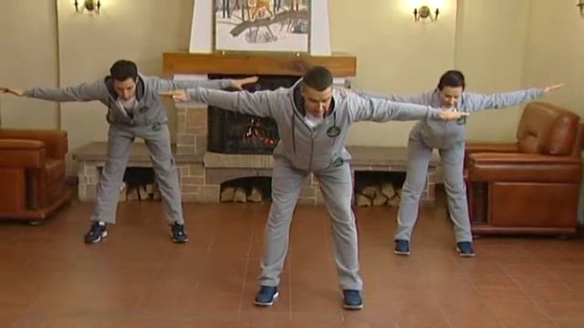 Утренняя зарядка в санатории "Демидково". Комплекс 5 смотреть онлайн